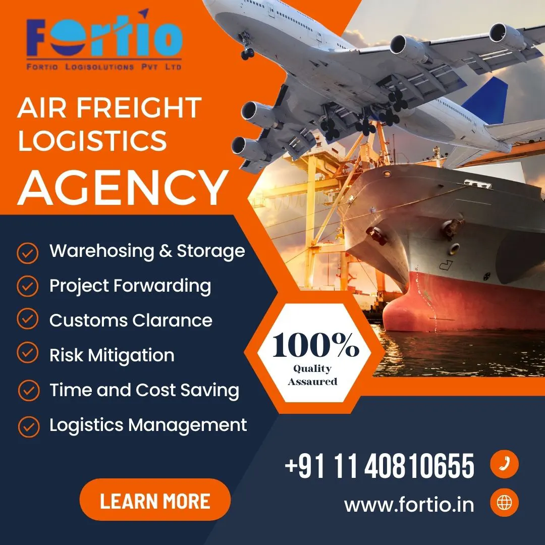 Trusted Air Freight Logistics Agency in Delhi, India| Fortio