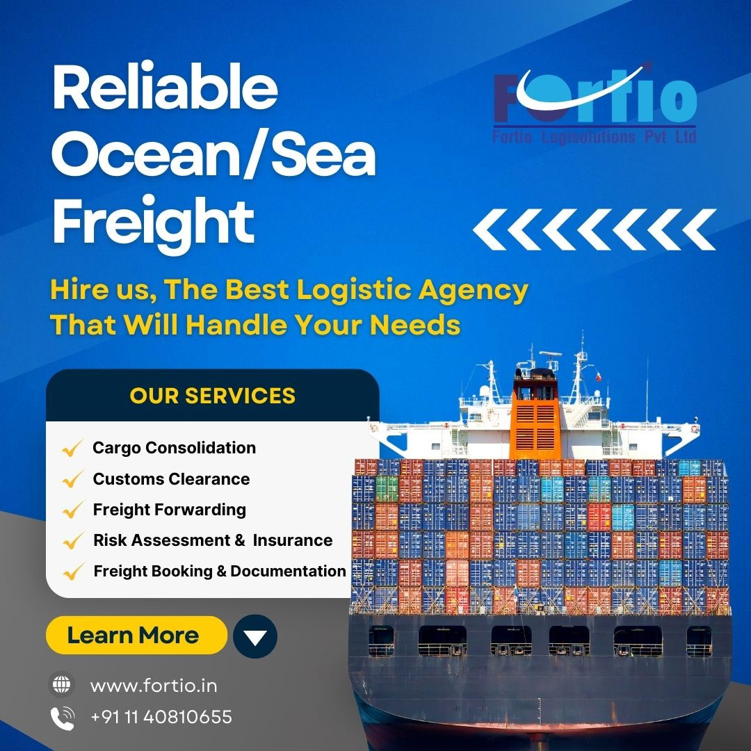 Reliable Ocean/Sea Freight Logistics Company in Delhi, India