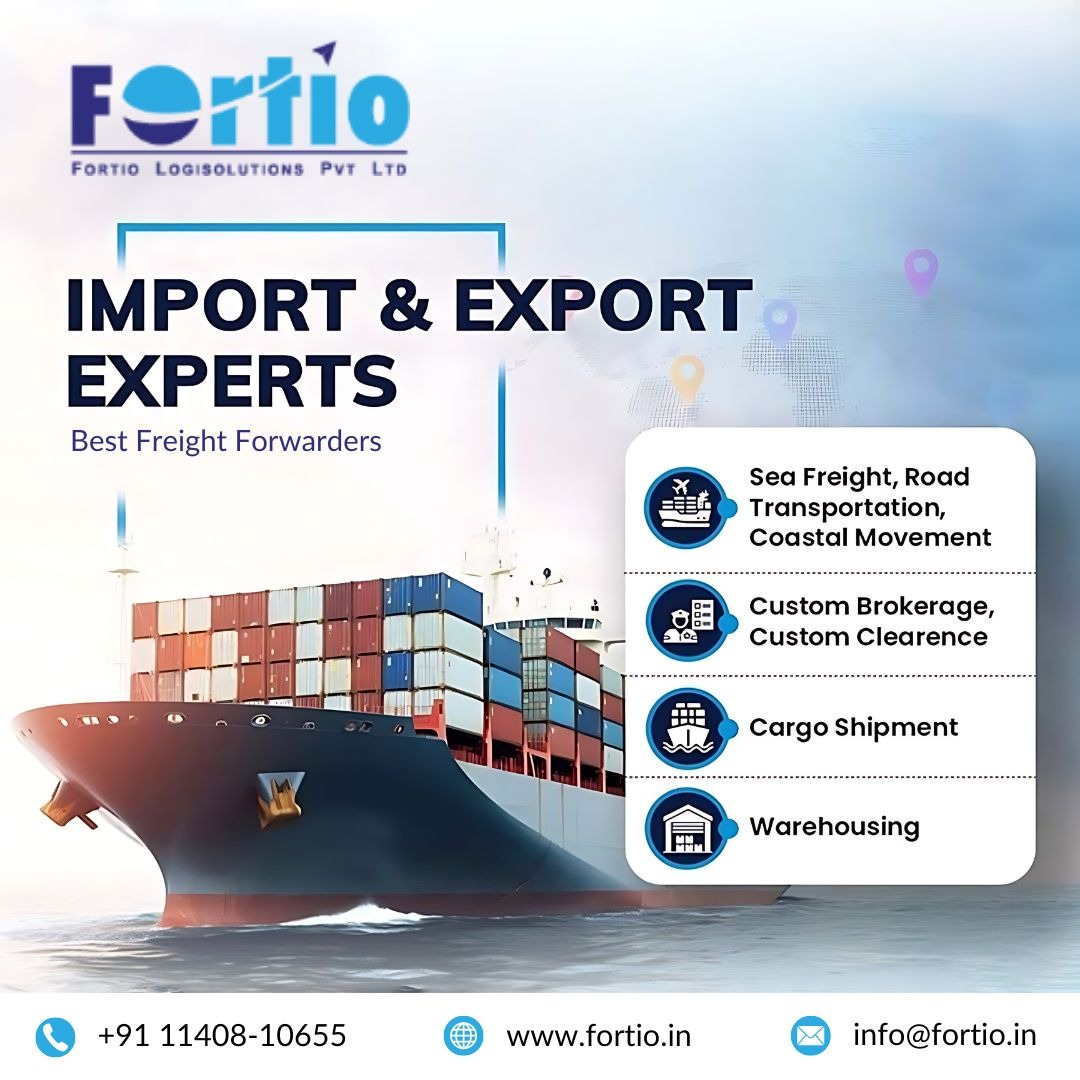 Efficient Import and Export Logistics Services in Nehru Place by Fortio Logisolutions