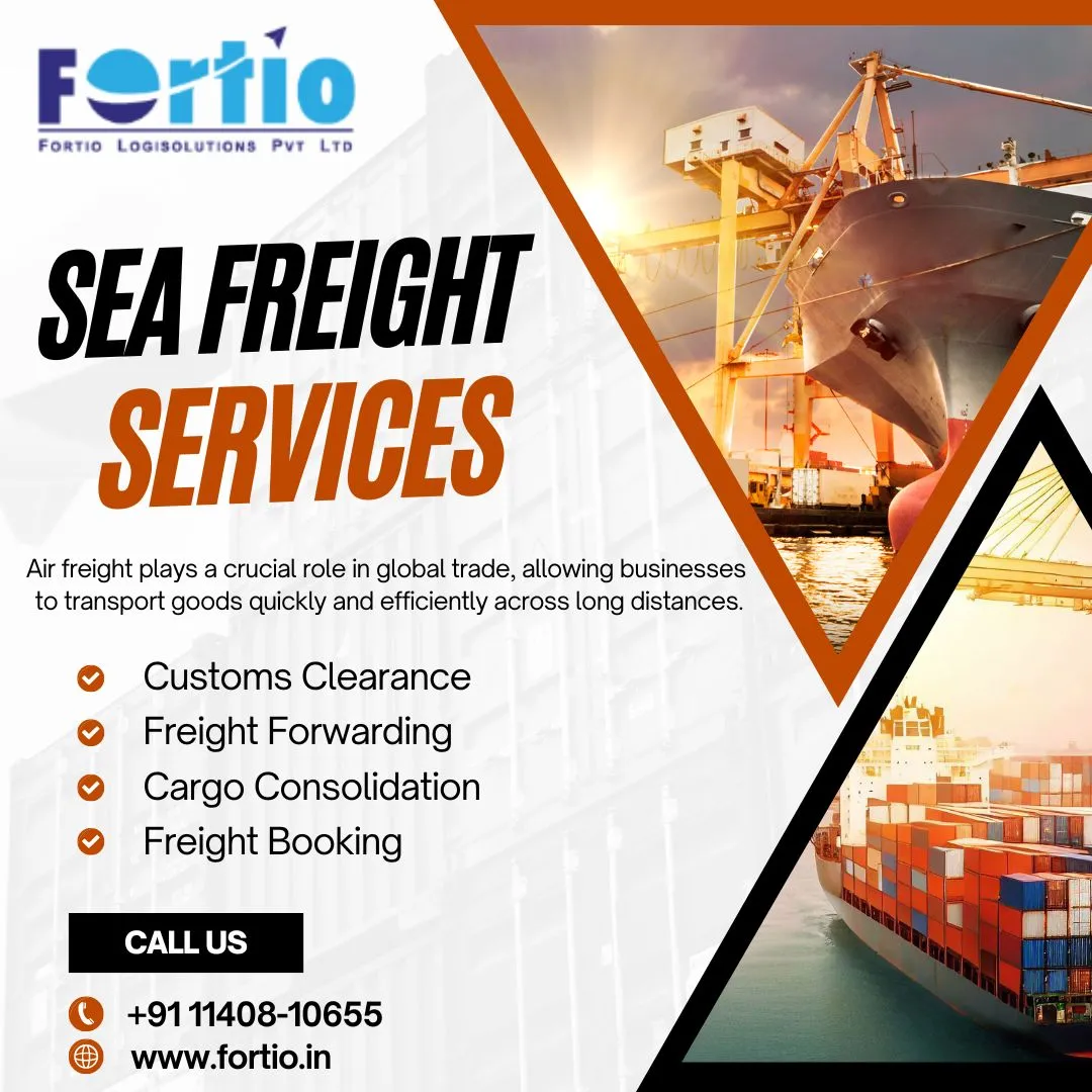 Sea Freight Services in Delhi/NCR, India| Fortio