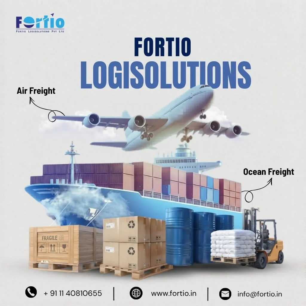 International Air Freight Shipping Companies in Delhi NCR – Why Fortio LogiSolutions is Your Trusted Global Partner