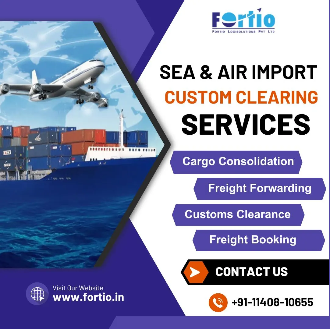 Sea & Air Import Custom Clearing Agent in Delhi, India| Fortio