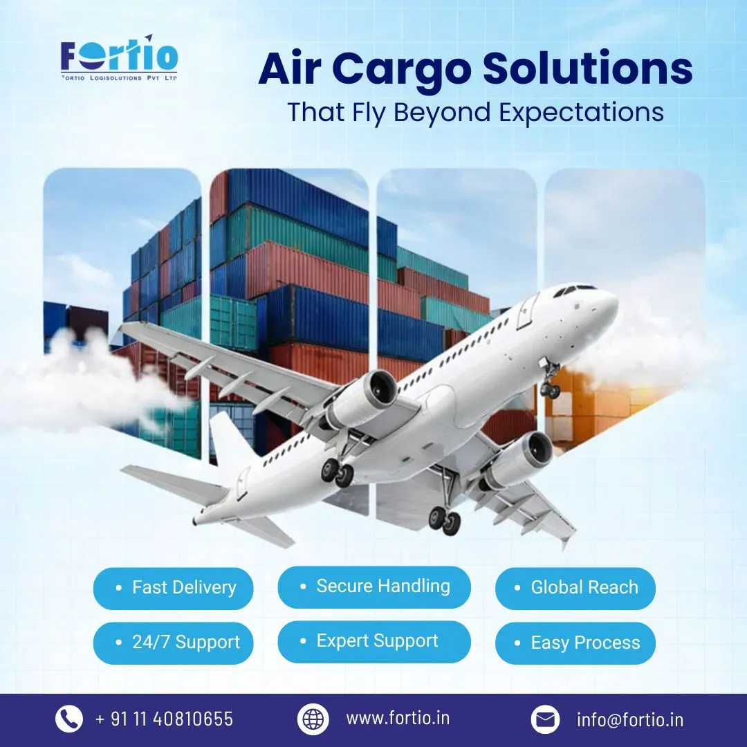 Shipping by Air Cargo in Jasola, Delhi – Fast & Reliable Logistics Solutions by Fortio LogiSolution