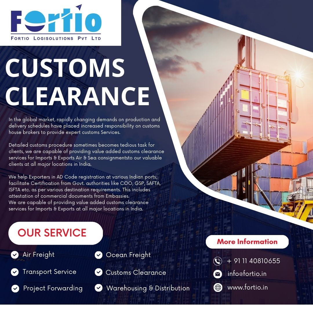 CUSTOM CLEARANCE SERVICES IN DELHI/NCR