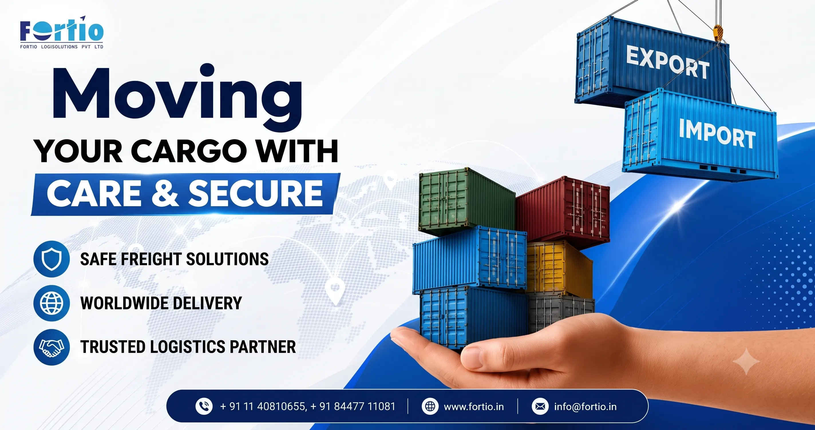 Import Export and Logistics Management in Delhi NCR: A Complete Business Guide by Fortio LogiSolutions