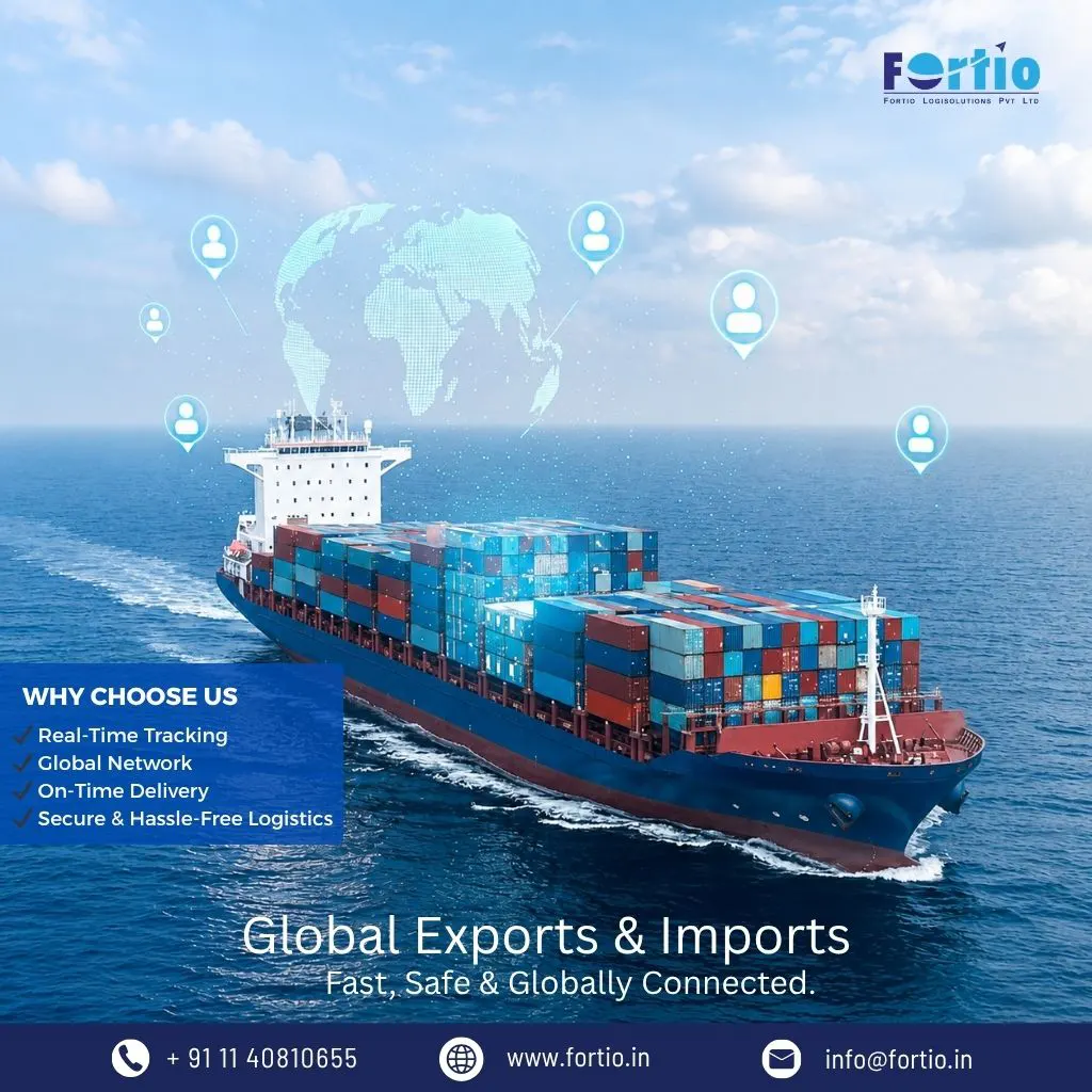 Shipping via Ocean Freight in Delhi NCR – Reliable Global Cargo Solutions by Fortio LogiSolutions