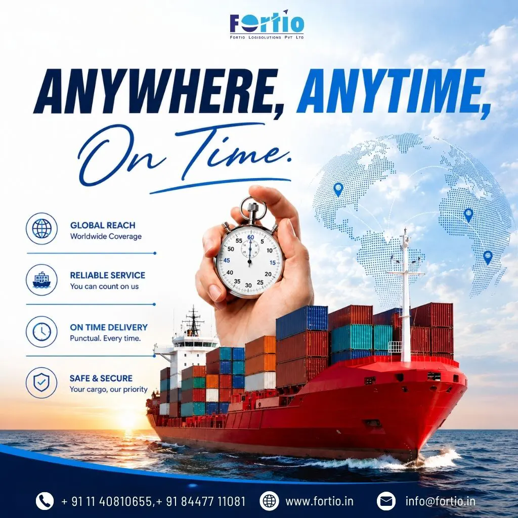 Delivery on Time Logistics in Delhi – Reliable Freight Solutions by Fortio LogiSolutions